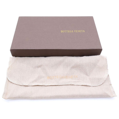 Bottega Veneta Intrecciato Round Zip Leather Wallet Brown — view 6