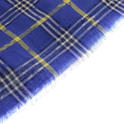 Louis Vuitton Monogram Plaid Shawl Blue — view 5