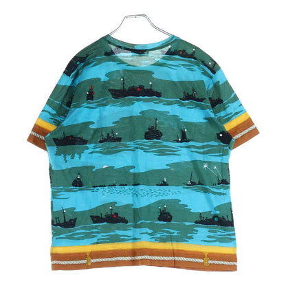 Hermes Ouvrard & Villars Allover Pattern Short Sleeve T-Shirt — view 2