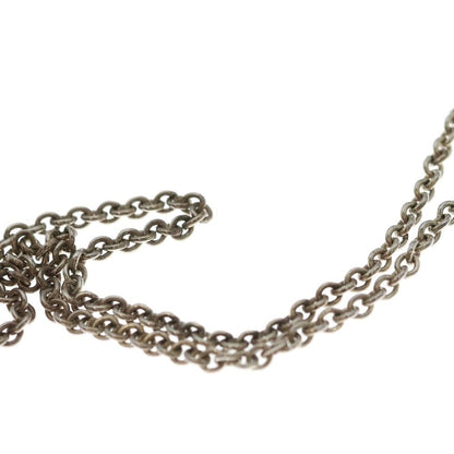 Hermes Cadena Motif Necklace Pendant Chain Silver — view 5