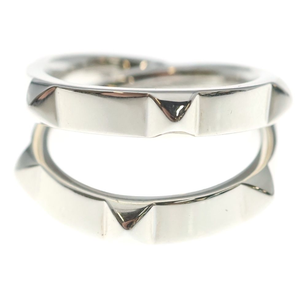 Hermes Minicle Double Ring 55 Silver — view 5