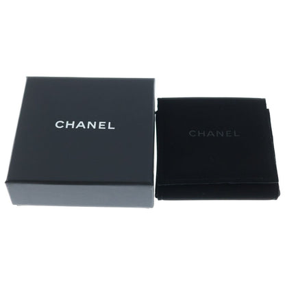 Chanel CC Logo Brooch Rhinestone Gold Barrette — view 6