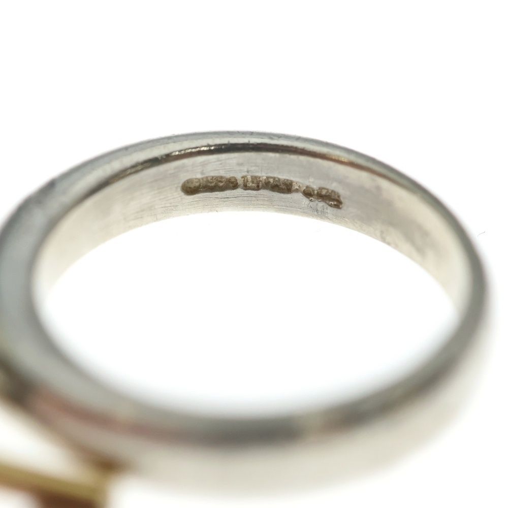 Tiffany & Co. Key Charm Ring Silver Gold 925 75011 — view 6