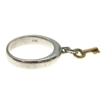 Tiffany & Co. Key Charm Ring Silver Gold 925 75011 — view 4