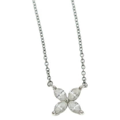 Tiffany & Co. Victoria Small Diamond Necklace Platinum — view 3
