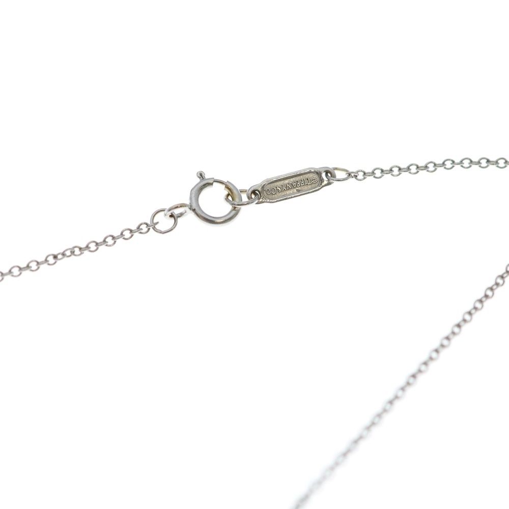 Tiffany & Co. Metro Horse Shoe Diamond Necklace 18K WG — view 4