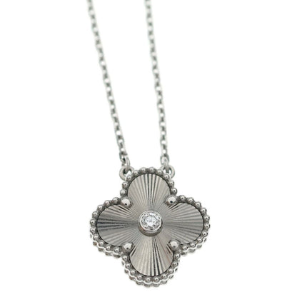 Van Cleef & Arpels Vintage Alhambra Guilloche Necklace Holiday Limited — view 3