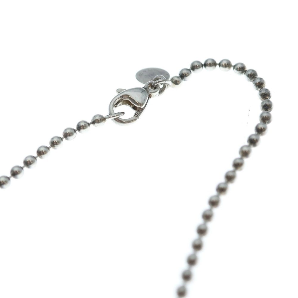 Tiffany & Co. Heart Locket Pendant Ball Chain Necklace Silver — view 4