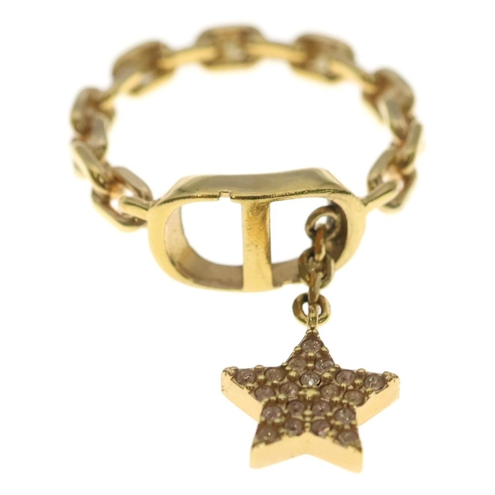 Dior CD Logo Star Ring Gold — view 5
