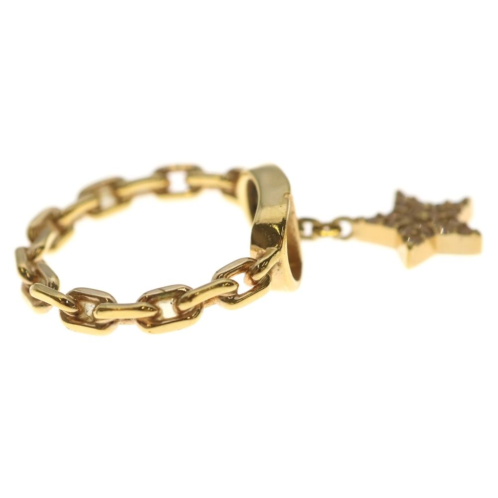 Dior CD Logo Star Ring Gold — view 4