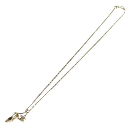Chanel High Heel CC Logo Necklace Pendant Chain Gold — view 2