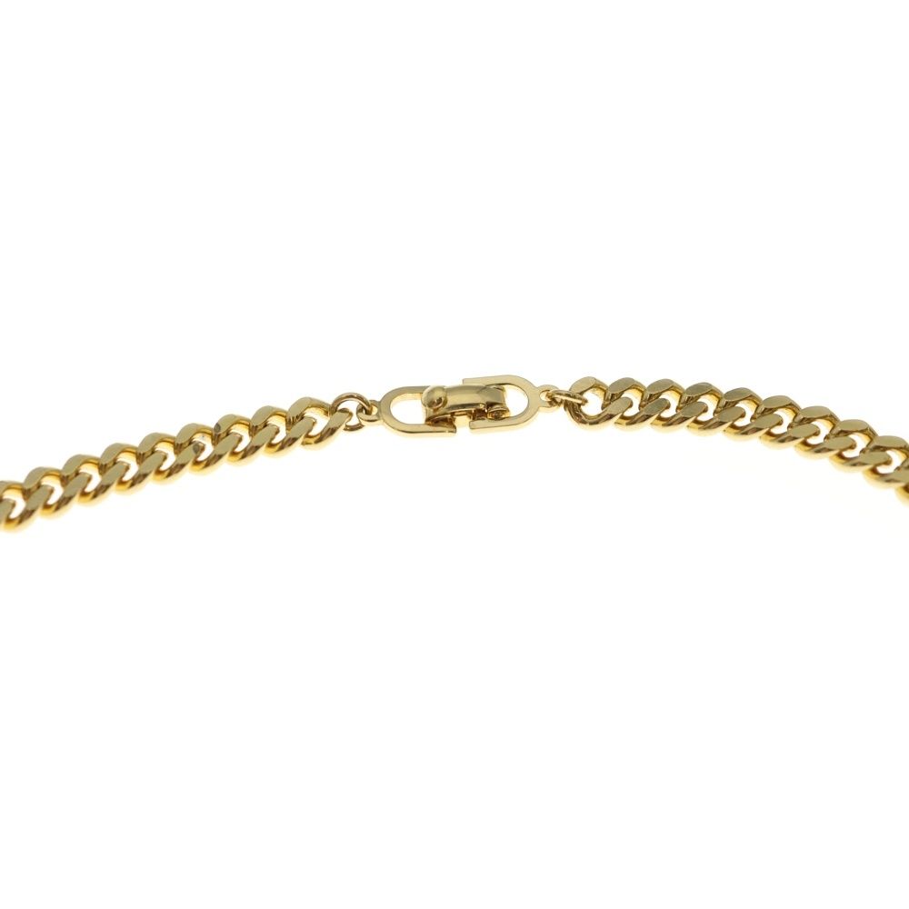Dior CD Rhinestone Choker Necklace Gold — view 4