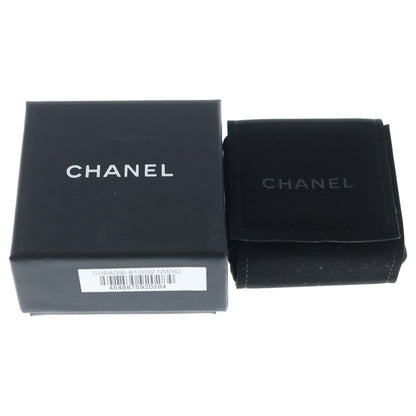 Chanel CC Logo Earrings Shell Rhinestone Gold — view 6
