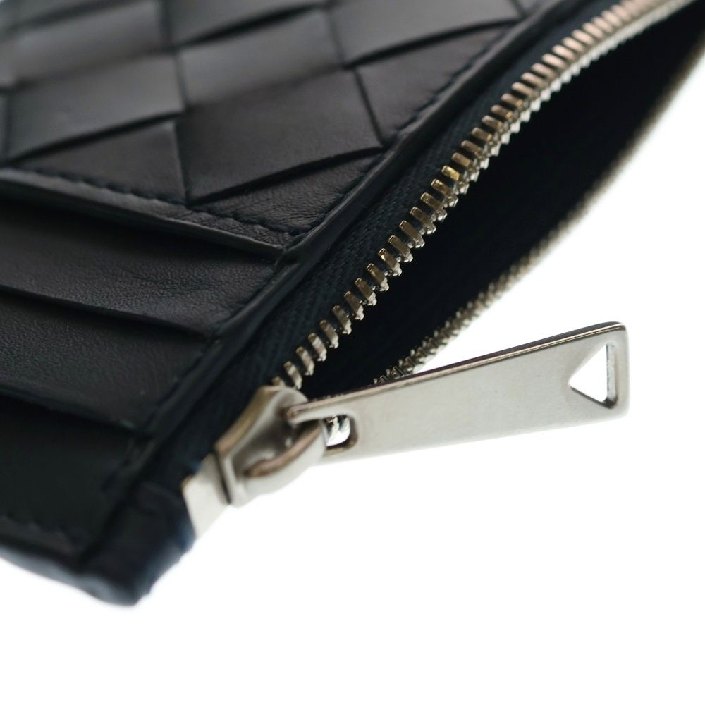 Bottega Veneta Intrecciato Fragment Case Navy Leather Coin Purse — view 5