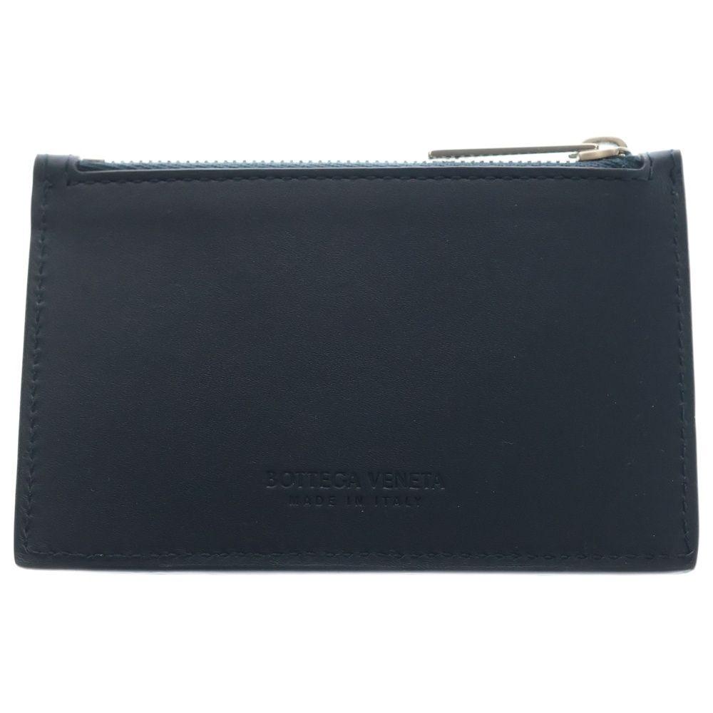Bottega Veneta Intrecciato Fragment Case Navy Leather Coin Purse — view 2