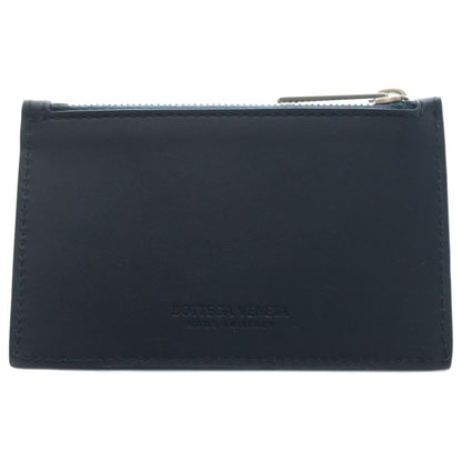 Bottega Veneta Intrecciato Fragment Case Navy Leather Coin Purse — view 2