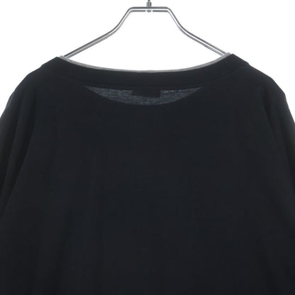 Celine Skater Cotton Jersey Tee Layered Shirt Black Gray — view 4