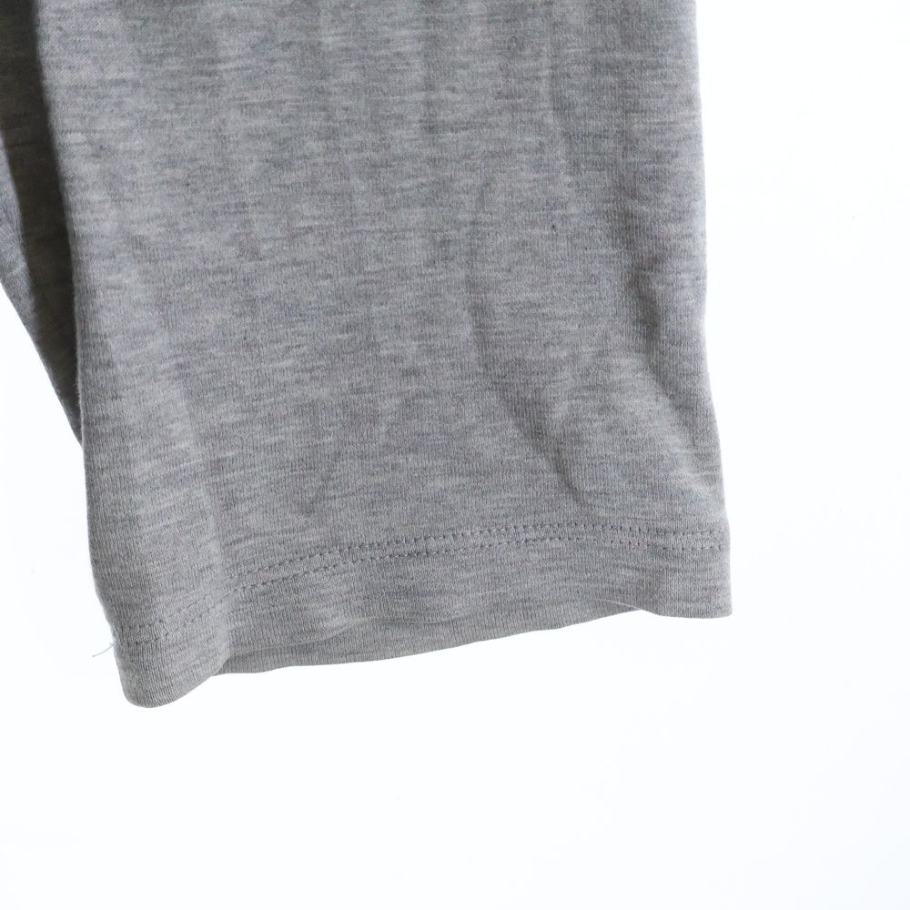 Celine Skater Cotton Jersey Tee Layered Shirt Black Gray — view 6