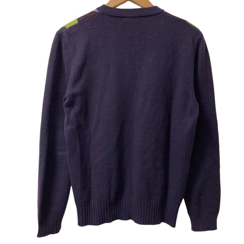 Hermes Cashmere Knit Cardigan M Purple