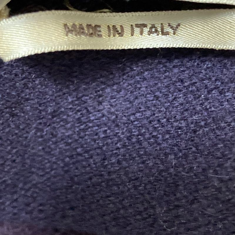 Hermes Cashmere Knit Cardigan M Purple