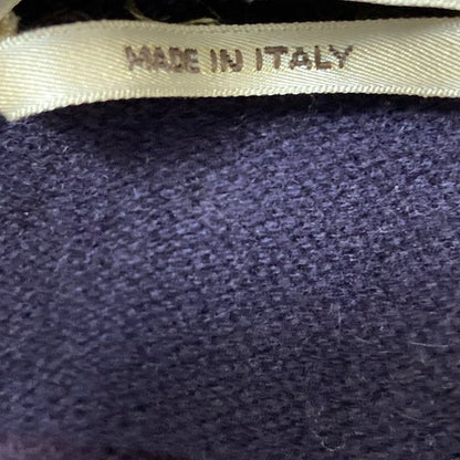 Hermes Cashmere Knit Cardigan M Purple