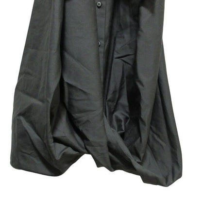 Celine Silk Blend Short Sleeve Shirt Dress 38 Gray