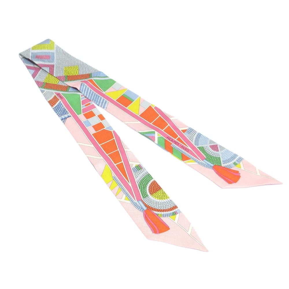 Hermes Twilly L'art Indien Des Plaines Prairie Indian Art Ribbon — view 2