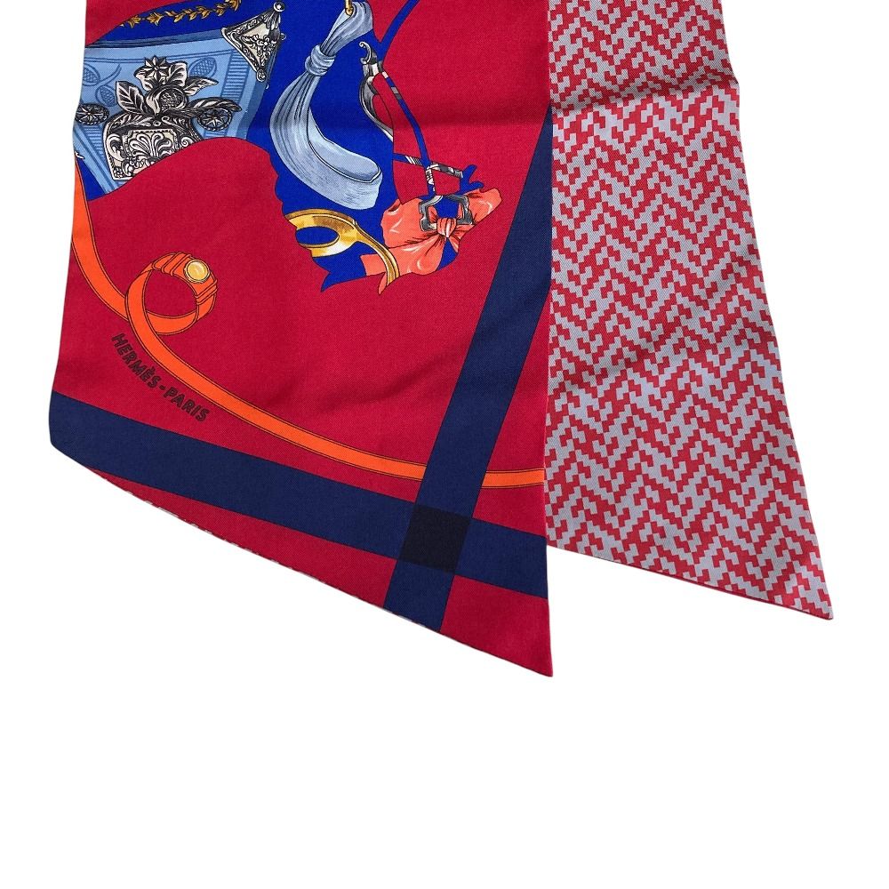 Hermes Silk Maxi Twill Tout en Carre Red Scarf — view 3