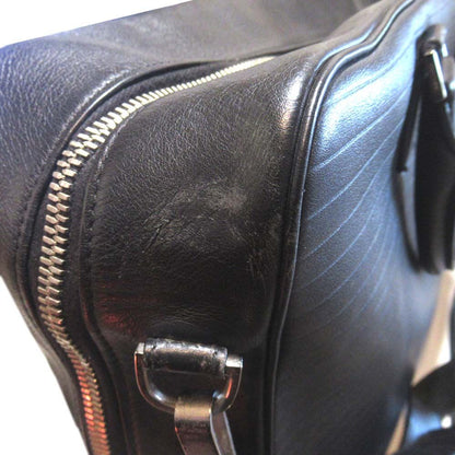 Dior Homme Leather Briefcase Business With PC Pocket Black — view 6