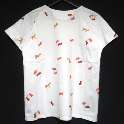 Hermes Kachina Print Short Sleeve T-Shirt 36 White — view 2