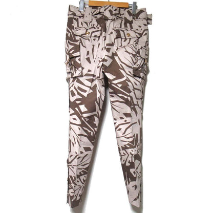 Gucci Digital Camo Pattern Belted Cargo Pants 40 Beige Brown — view 2