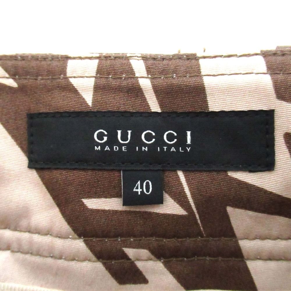 Gucci Digital Camo Pattern Belted Cargo Pants 40 Beige Brown — view 8