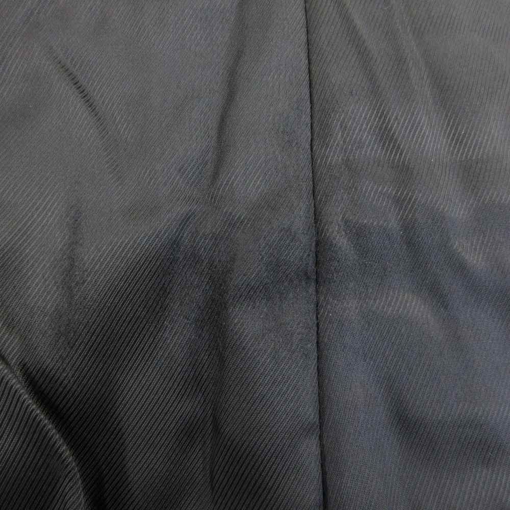 Prada Satin Jacket Coat Stretch 40 M Black — view 9