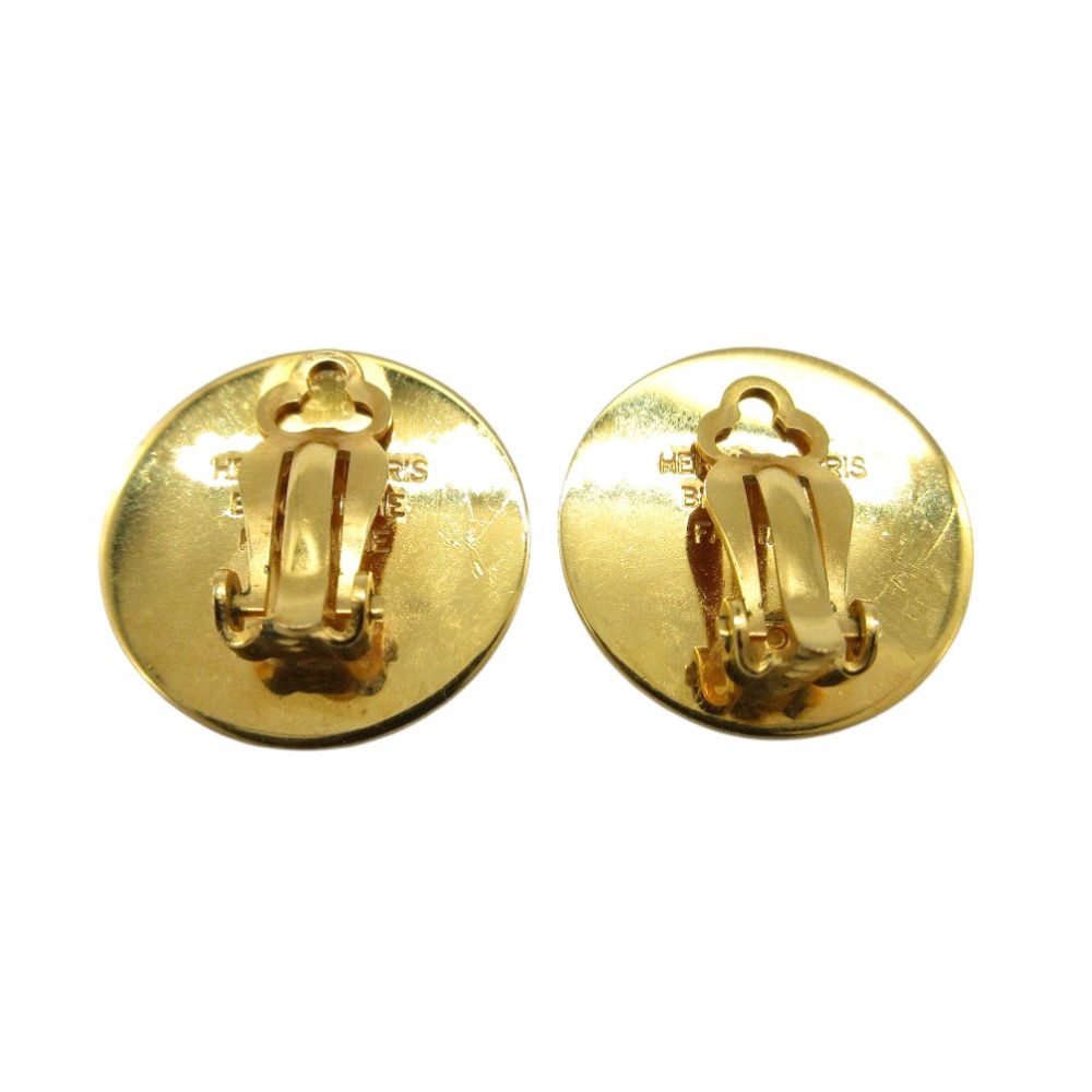Hermes Earrings Metal Gold — view 2