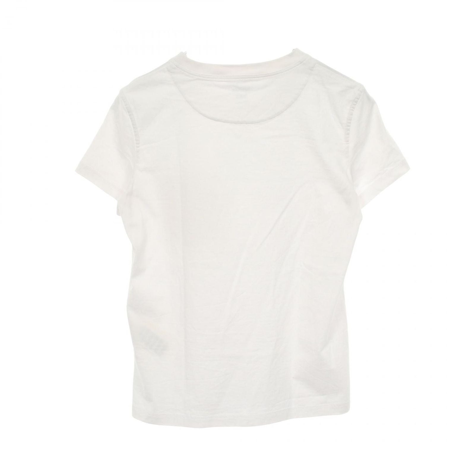 Hermes Short Sleeve T-Shirt Mosaic Embroidery Pocket Cotton — view 2