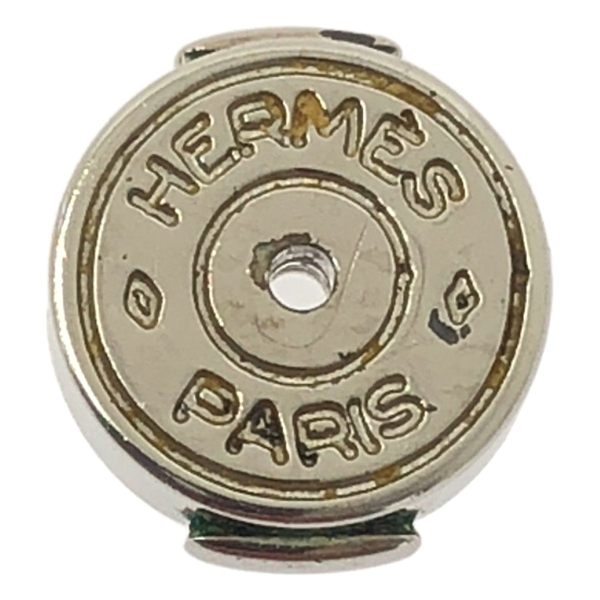 Hermes Cage Ash Cube Earrings Silver Off White — view 6