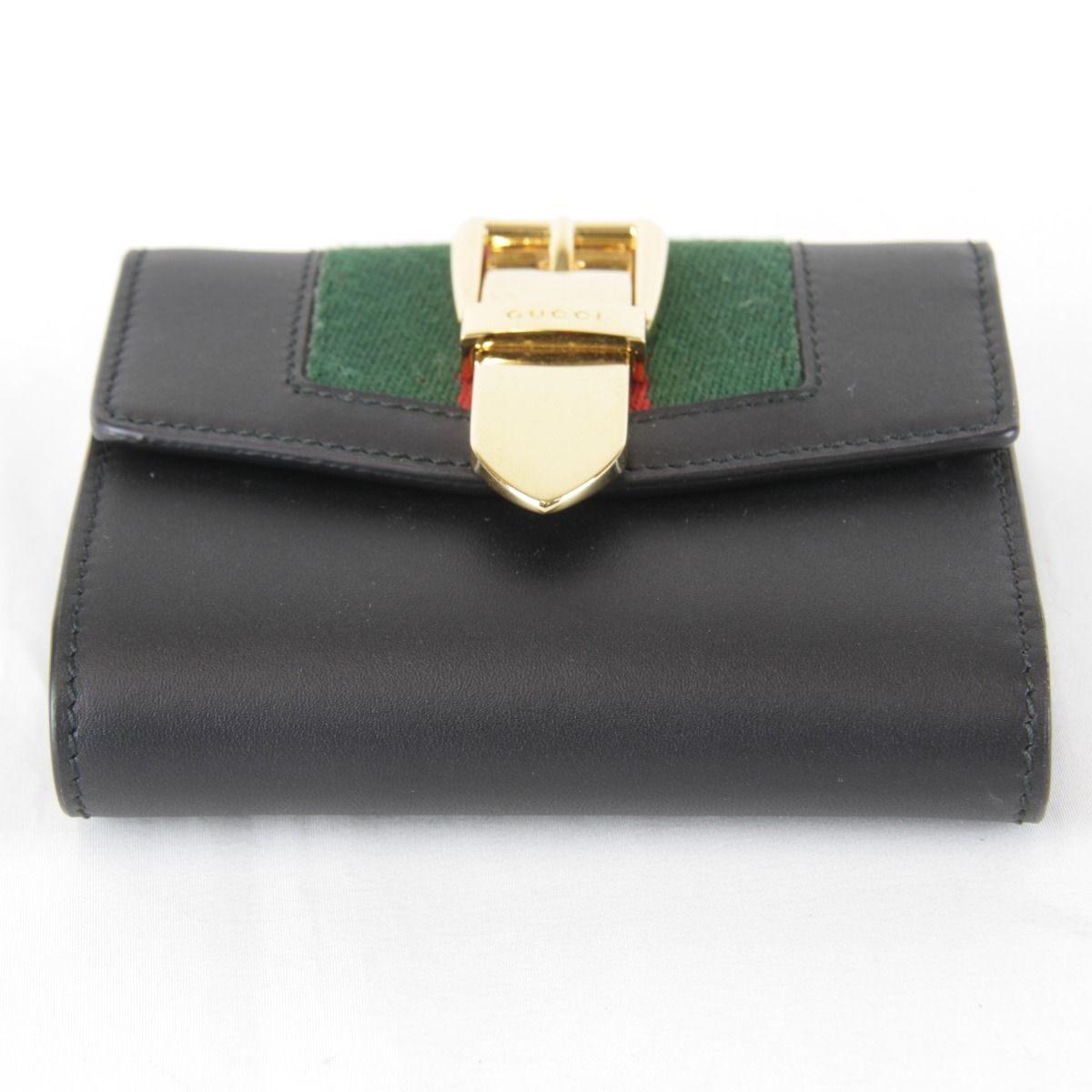 Gucci Sylvie Webline Trifold Wallet Compact — view 7