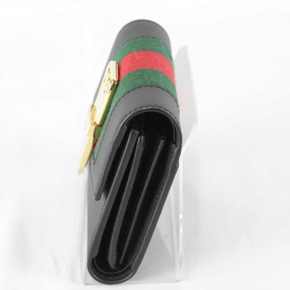 Gucci Sylvie Webline Trifold Wallet Compact — view 3