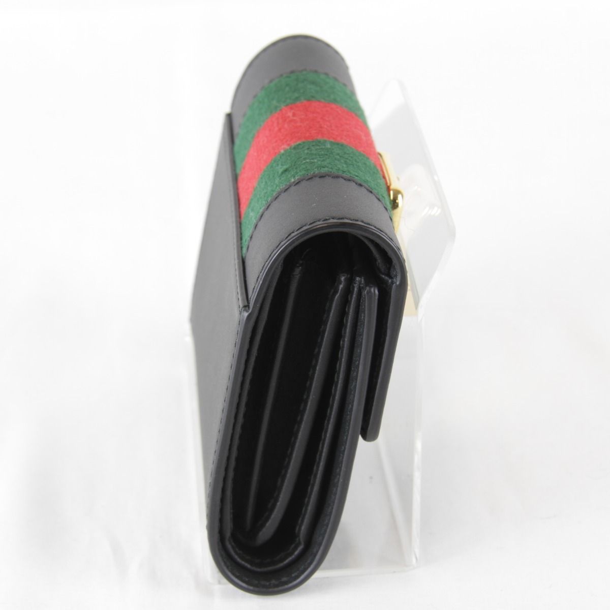Gucci Sylvie Webline Trifold Wallet Compact — view 4