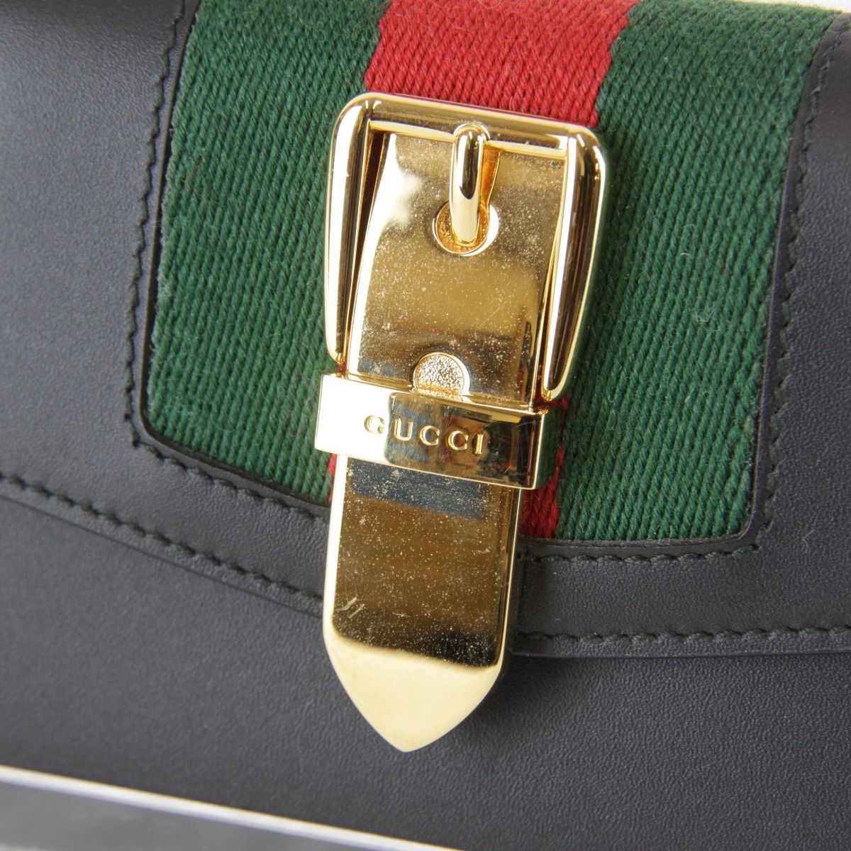 Gucci Sylvie Webline Trifold Wallet Compact — view 8