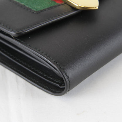 Gucci Sylvie Webline Trifold Wallet Compact — view 6