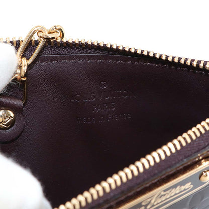 Louis Vuitton Monogram Vernis Pochette Cles NM Coin Case Leather Amarante — view 7