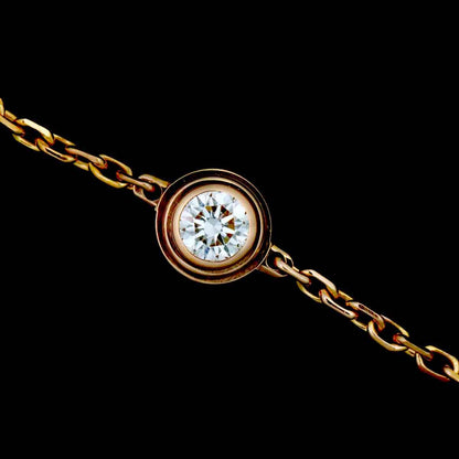 Cartier d'Amour Diamond Bracelet XS 18K PG 750 Diamant Leger — view 5