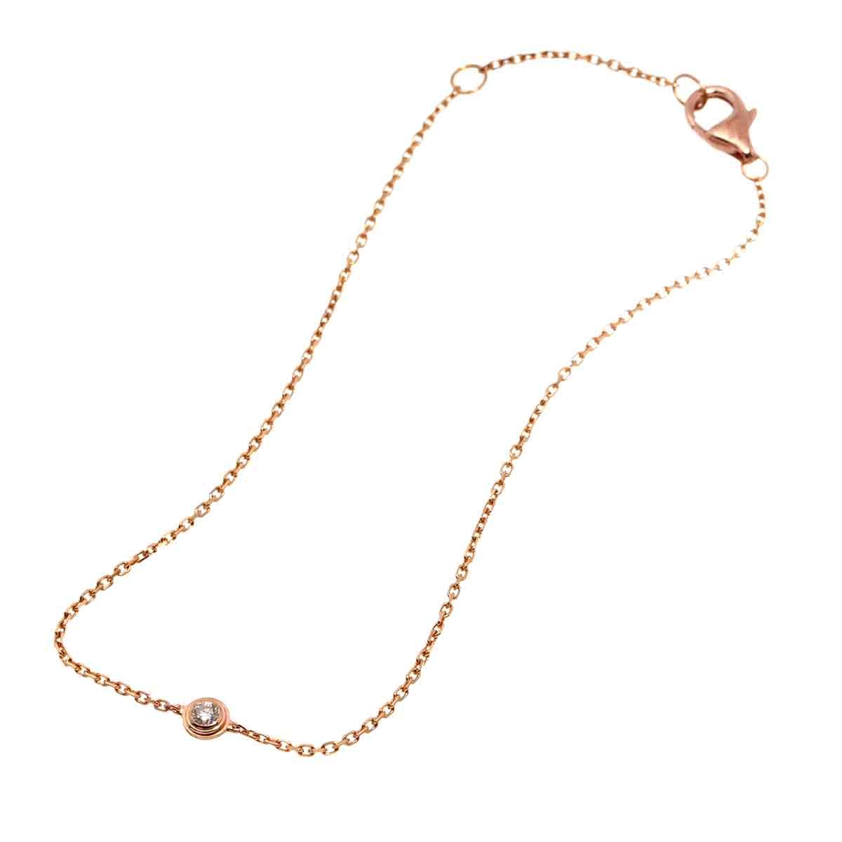 Cartier d'Amour Diamond Bracelet XS 18K PG 750 Diamant Leger — view 2