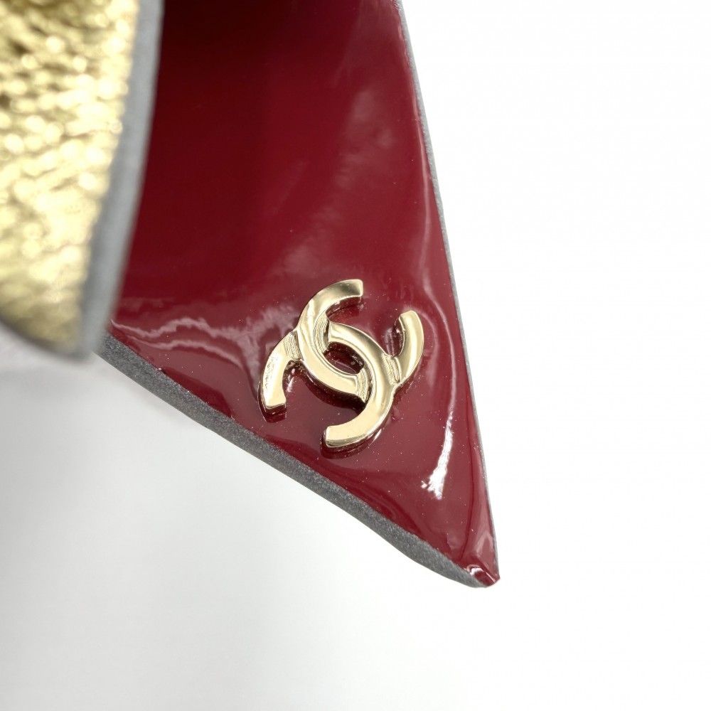 Chanel Brooch Camellia Flower CC Logo Corsage Silver — view 6