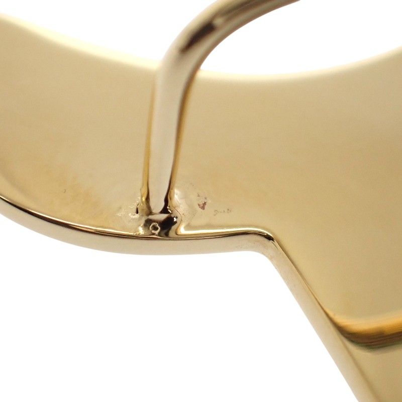 Hermes a Cheval Scarf Ring Metal Black Gold — view 8