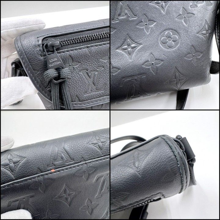 Louis Vuitton Pulse Wearable Wallet Monogram Shadow Black — view 5