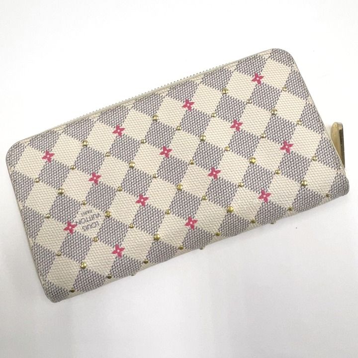 Louis Vuitton Studded Zippy Wallet Damier Azur — view 2