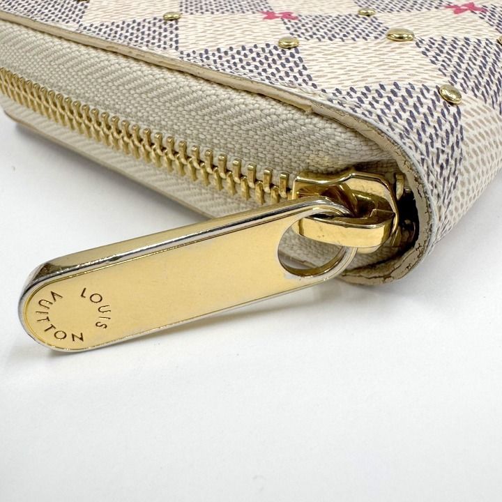 Louis Vuitton Studded Zippy Wallet Damier Azur — view 3
