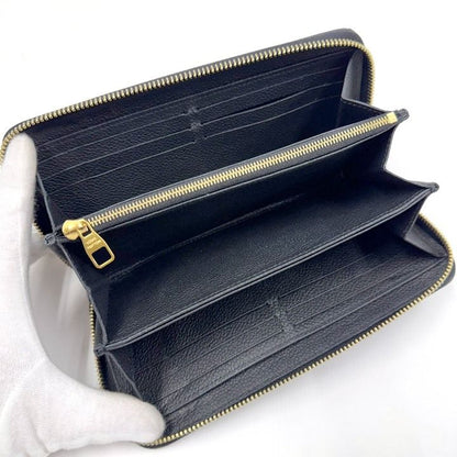 Louis Vuitton Zippy Wallet Monogram Empreinte Noir Black — view 7